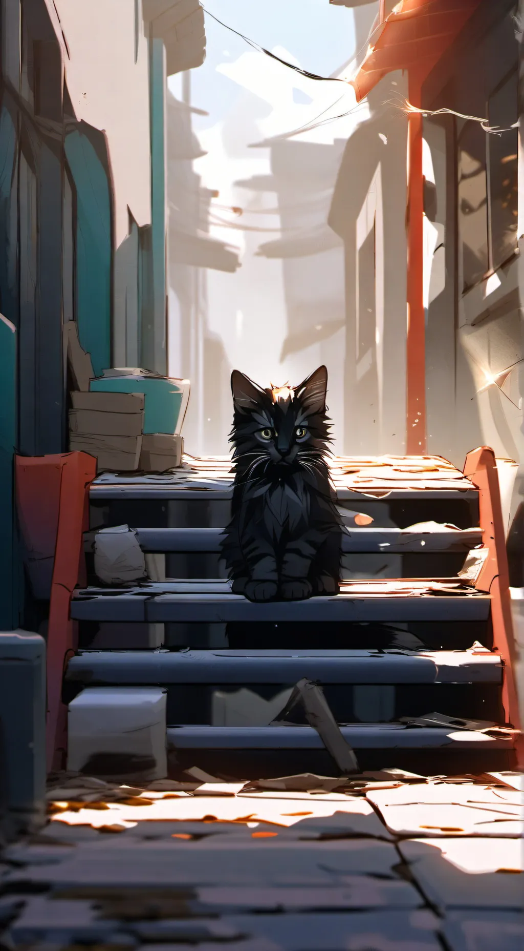 ai character: kitten background