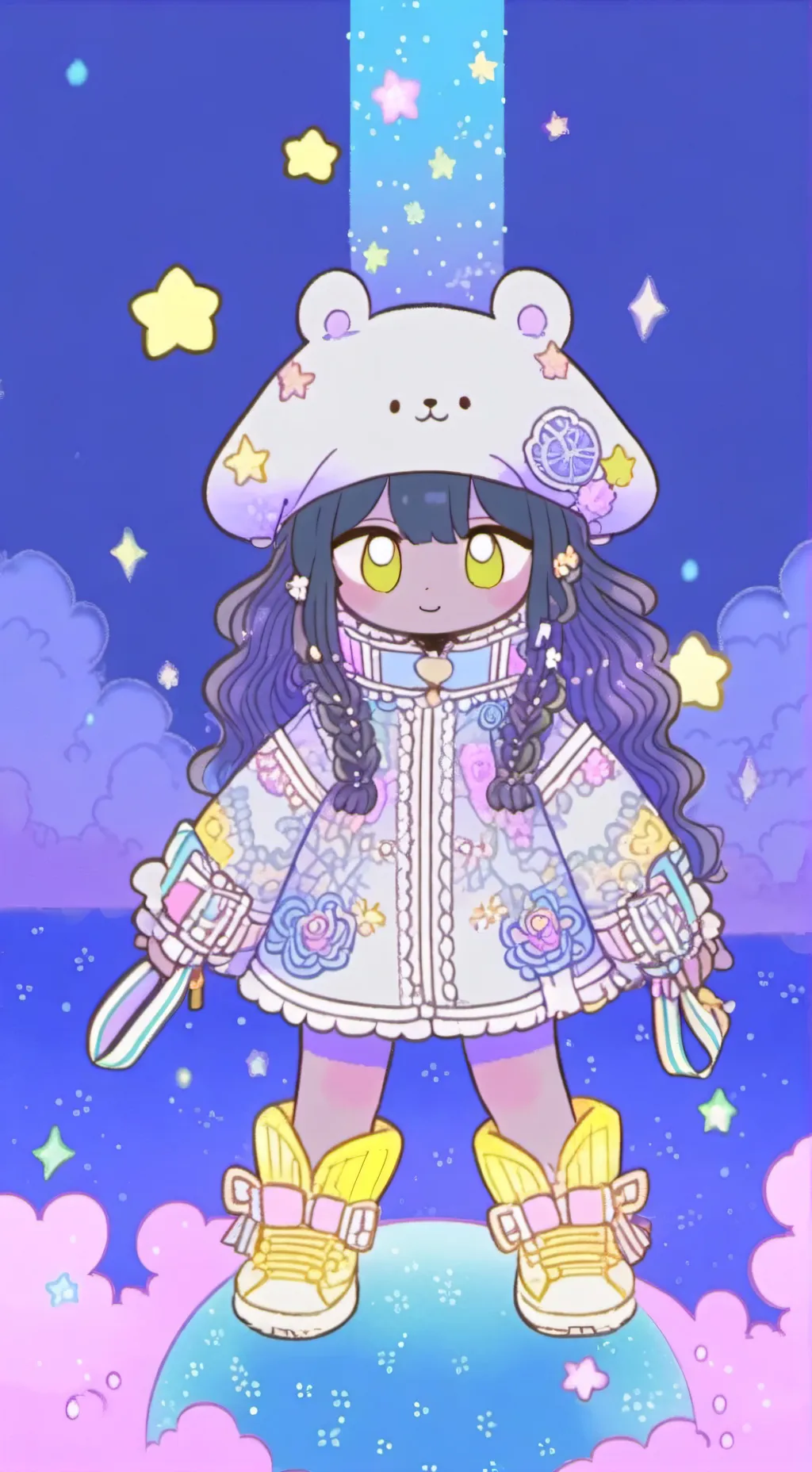 ai character: black x jevin background