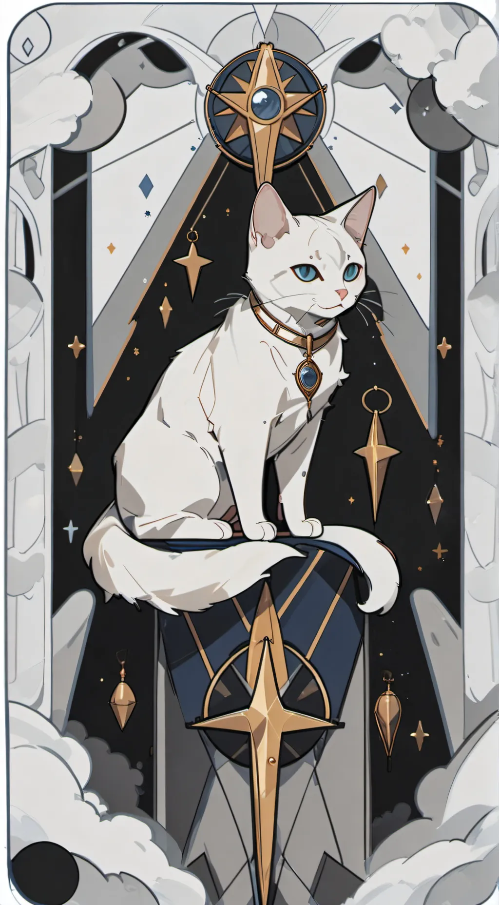 ai character: mha cat background