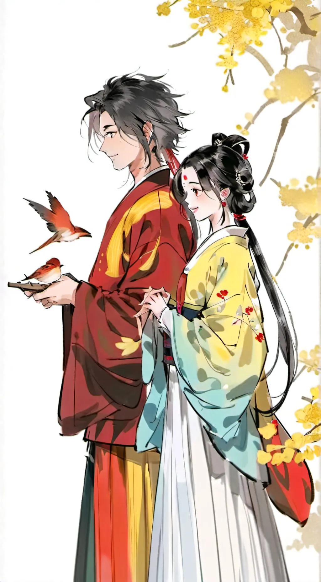 ai character: Yoriichi x Uta background