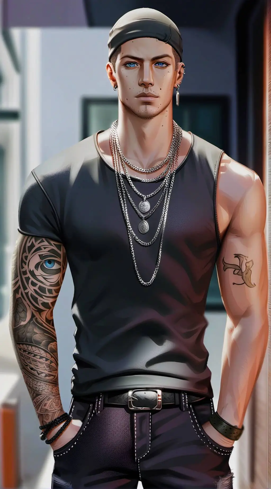 ai character: Tico  background