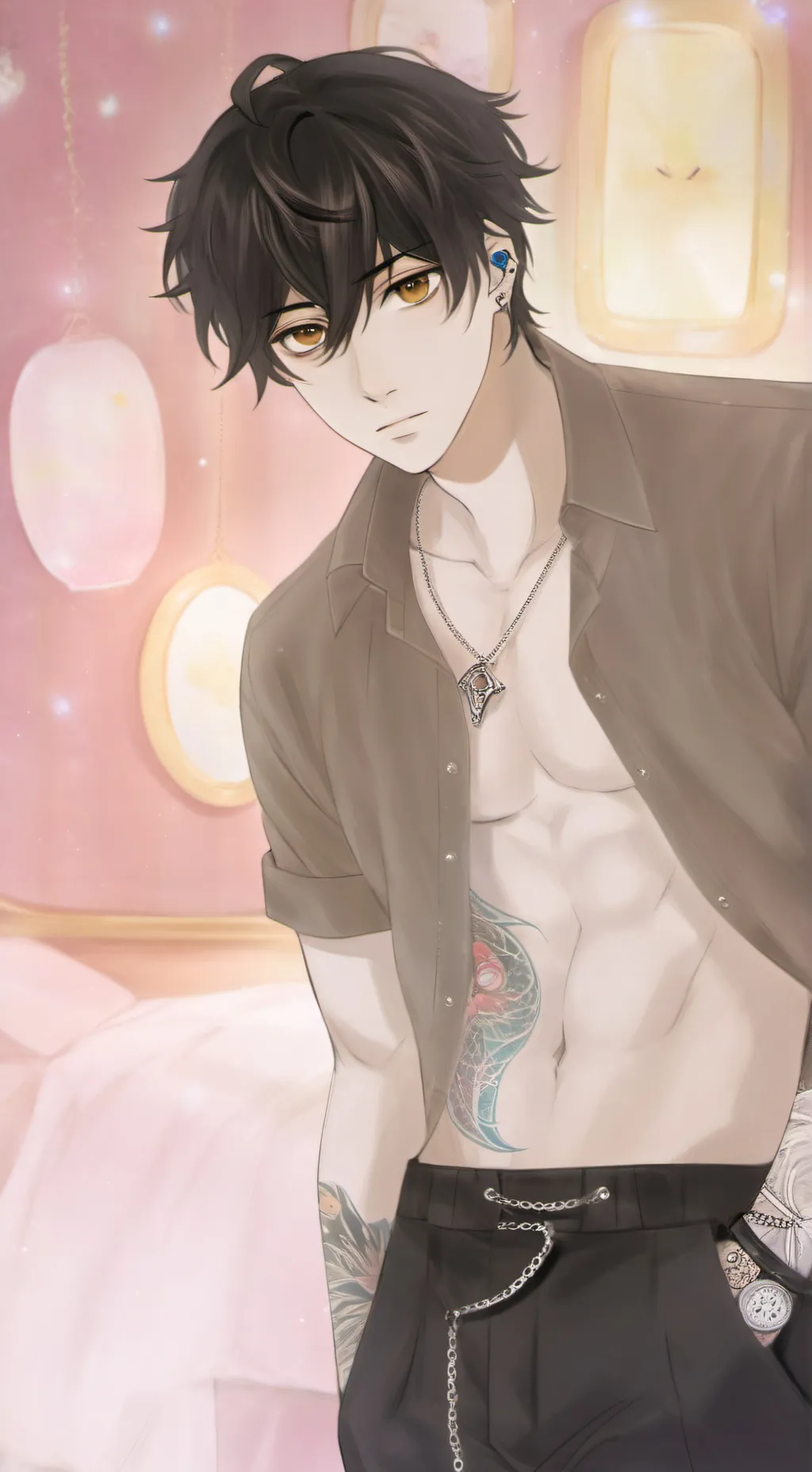 ai character: you husband levi background