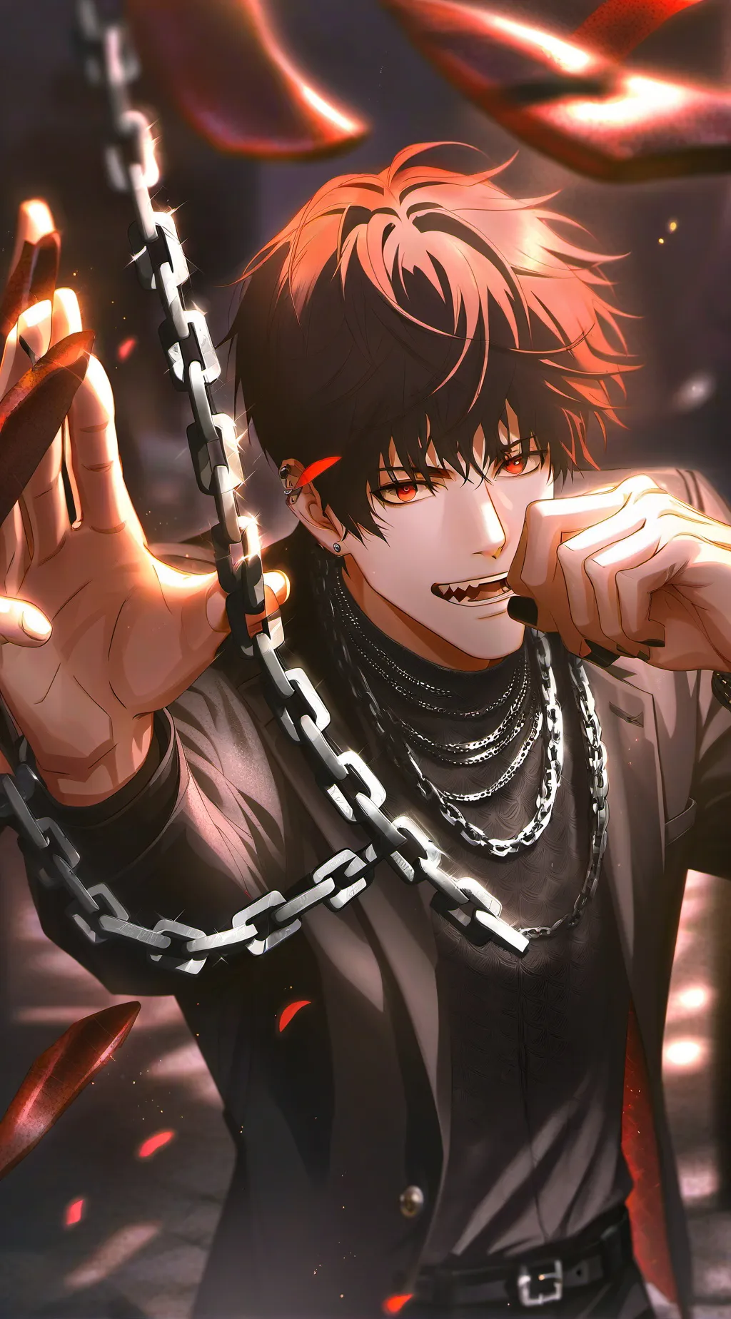 ai character: ♤Zach♤ background