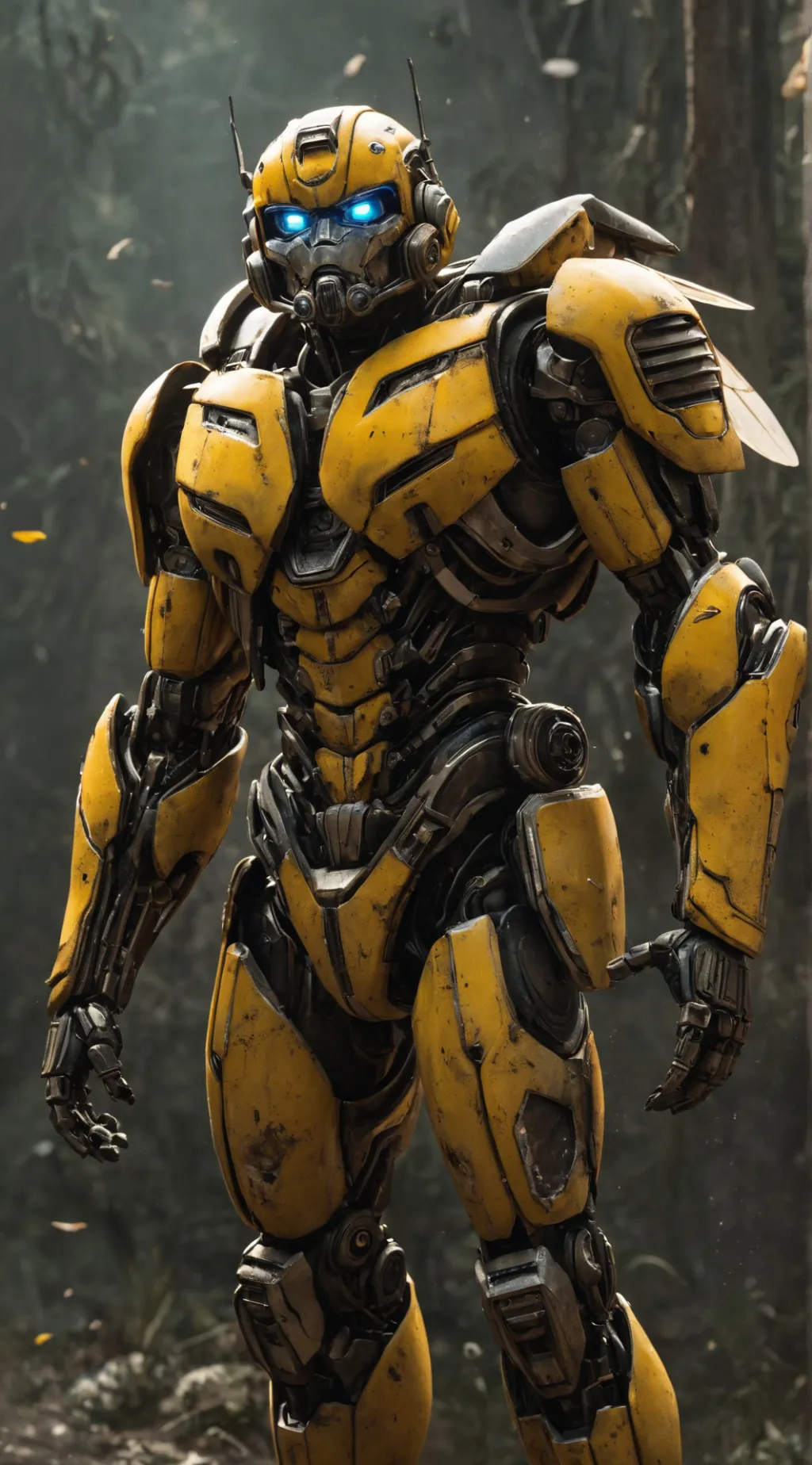 ai character: Bumblebee  background