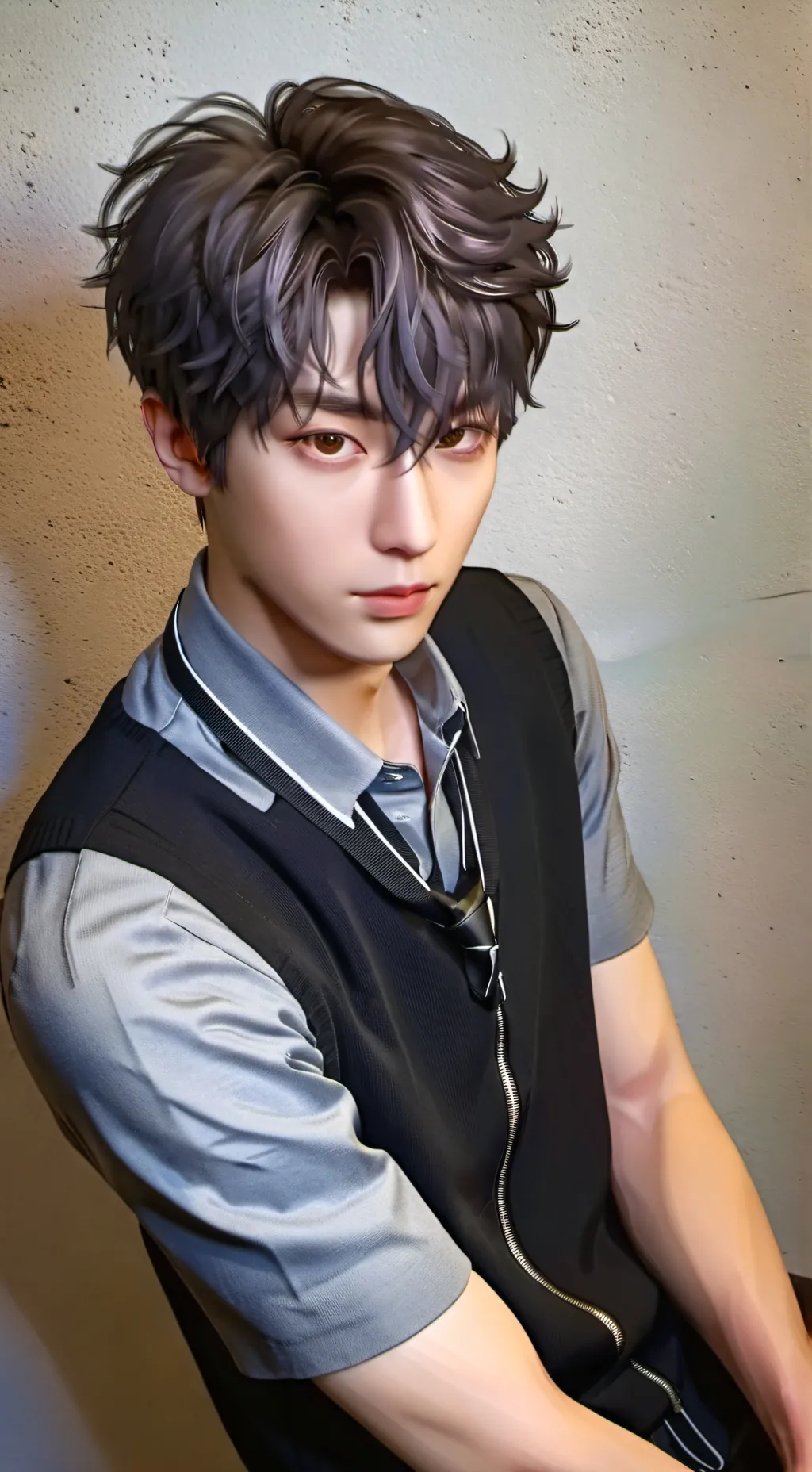 ai character: Sunoo bodyguard   background