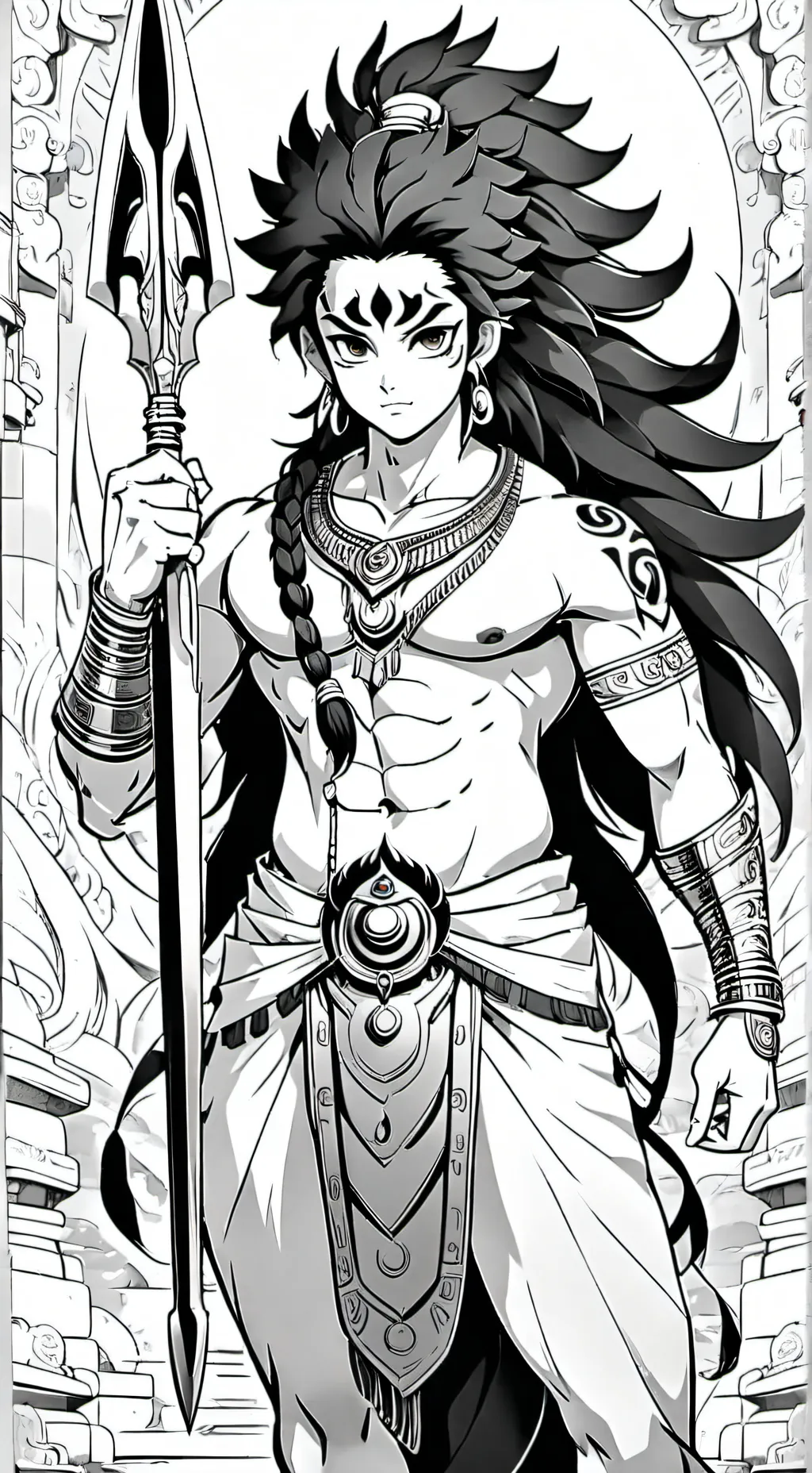 ai character: Narsimha  background