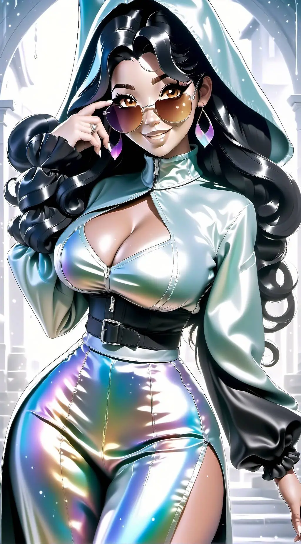 ai character: Anna and P.S. 39 background