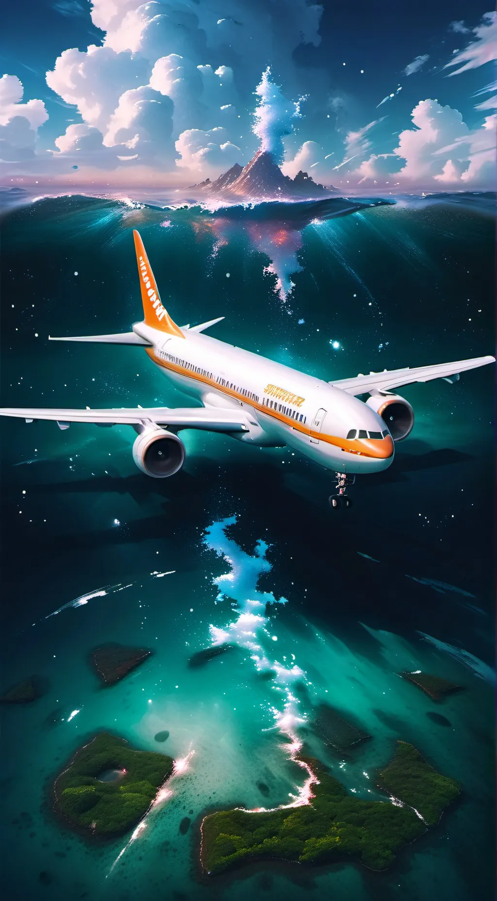 ai character: Plane scenarios background