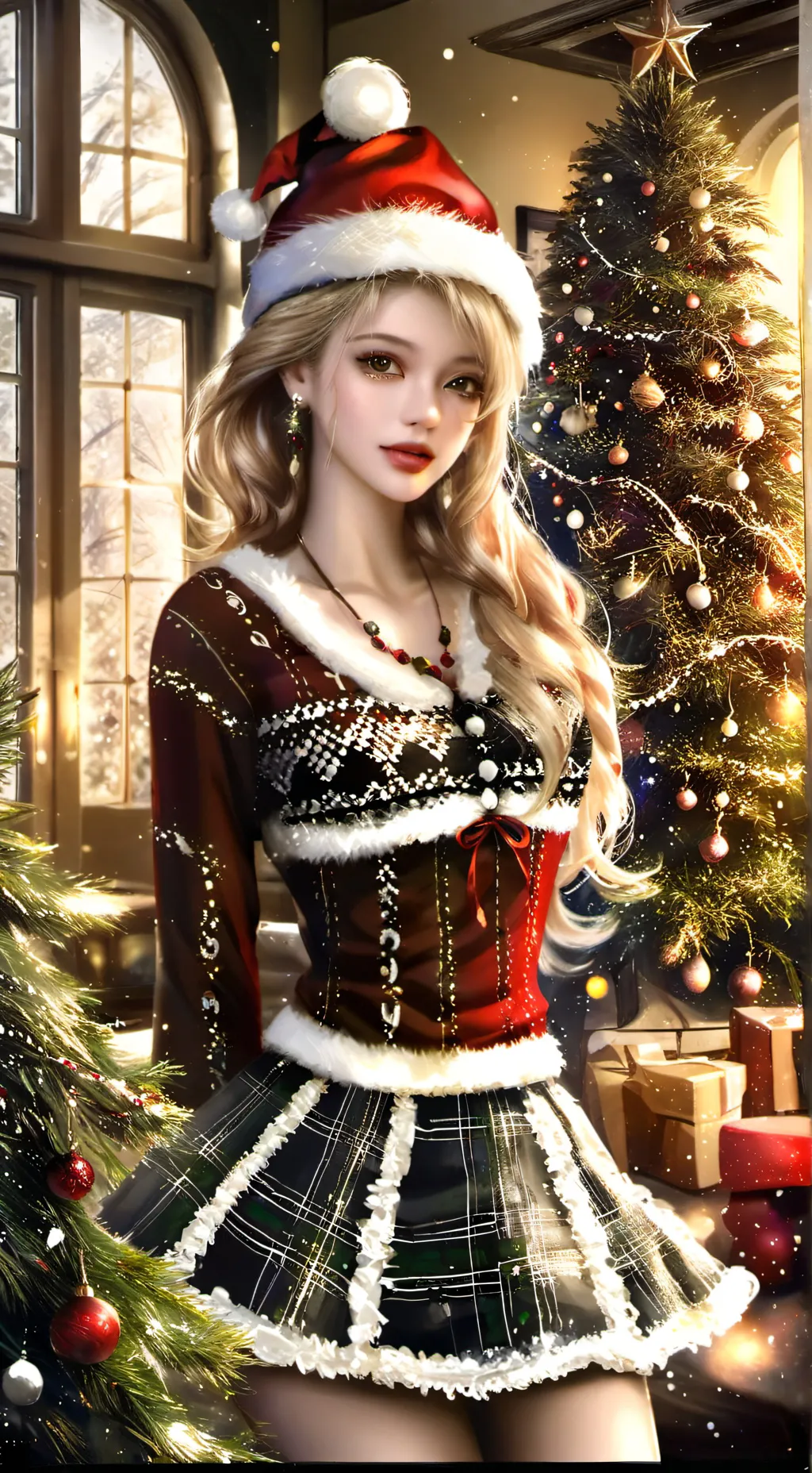 ai character: Ashley  background