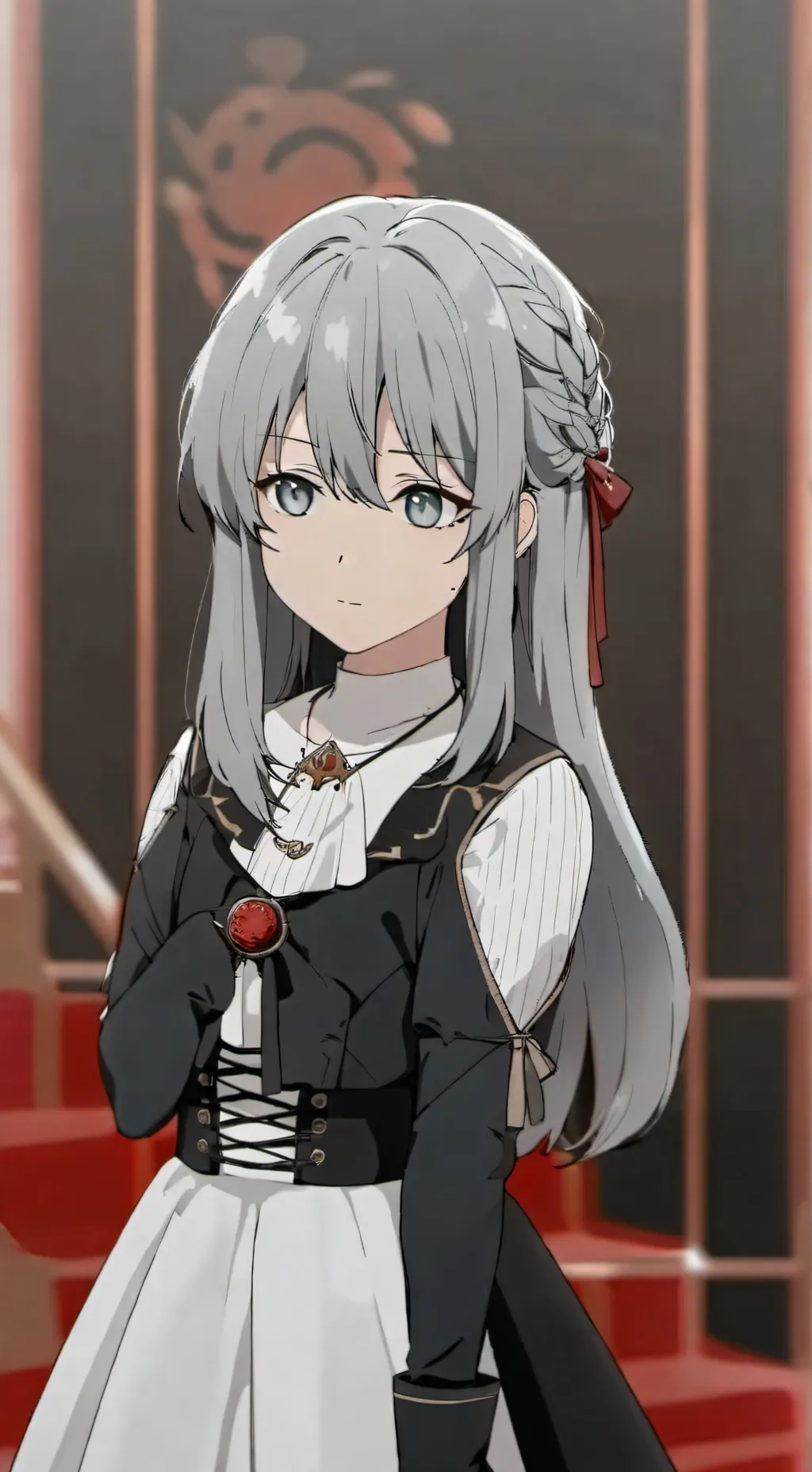 ai character: Princess Rania   background