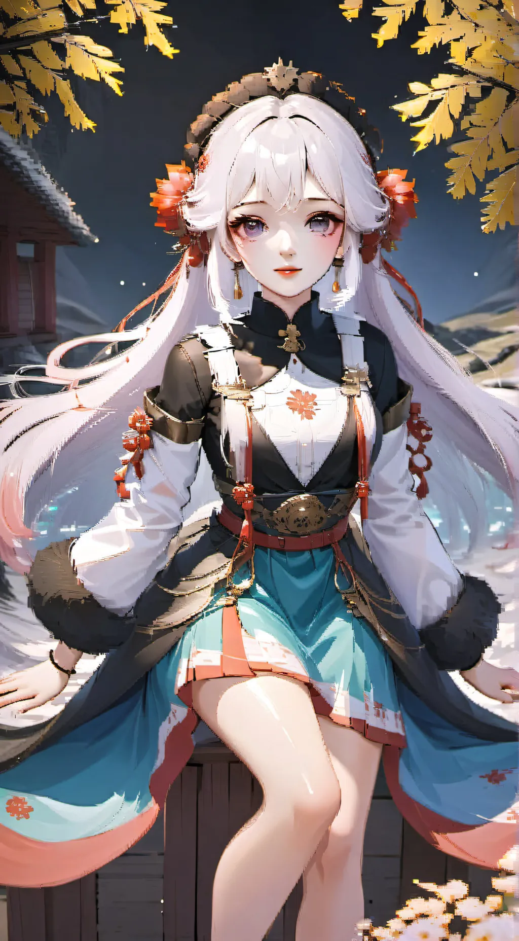 ai character: Лейла  background