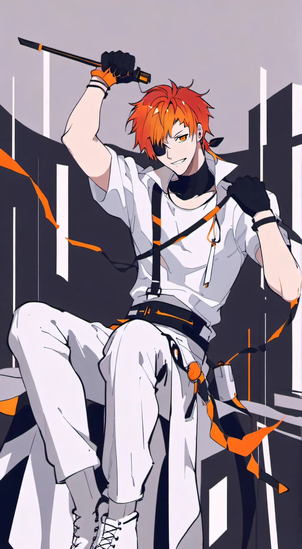 ai character: Go Go Loser Ranger background