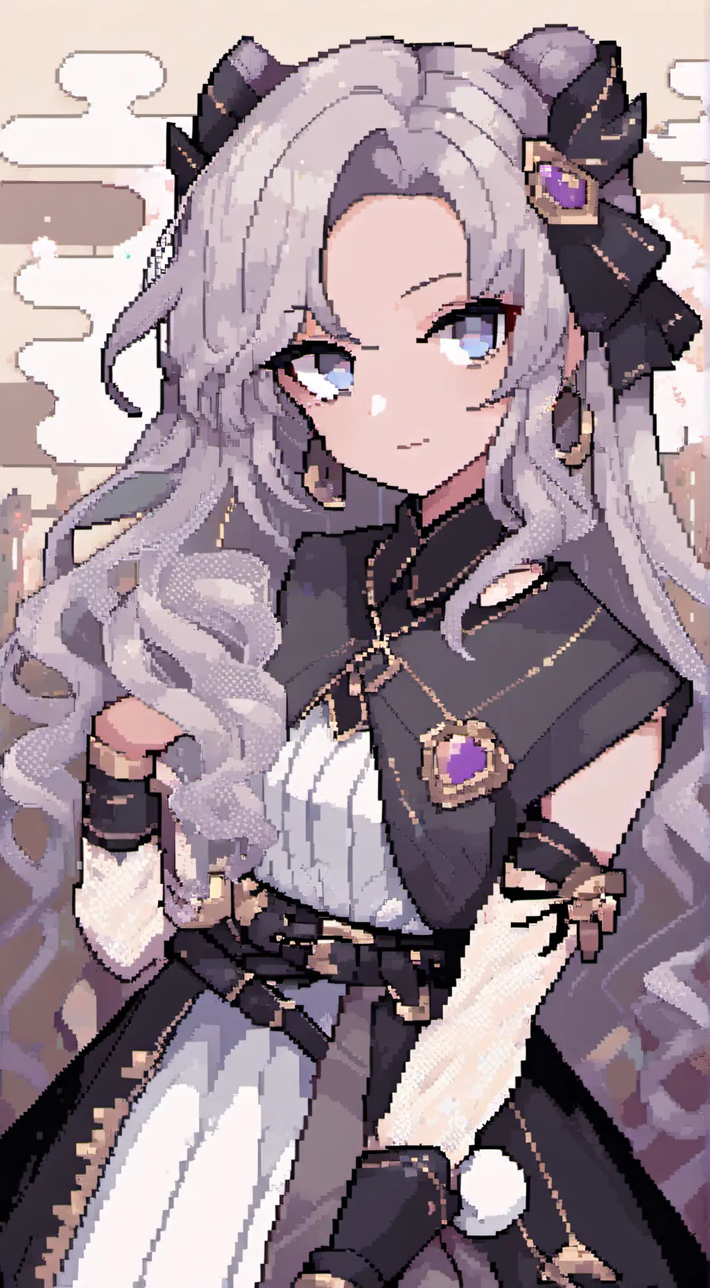 ai character: kind girl background