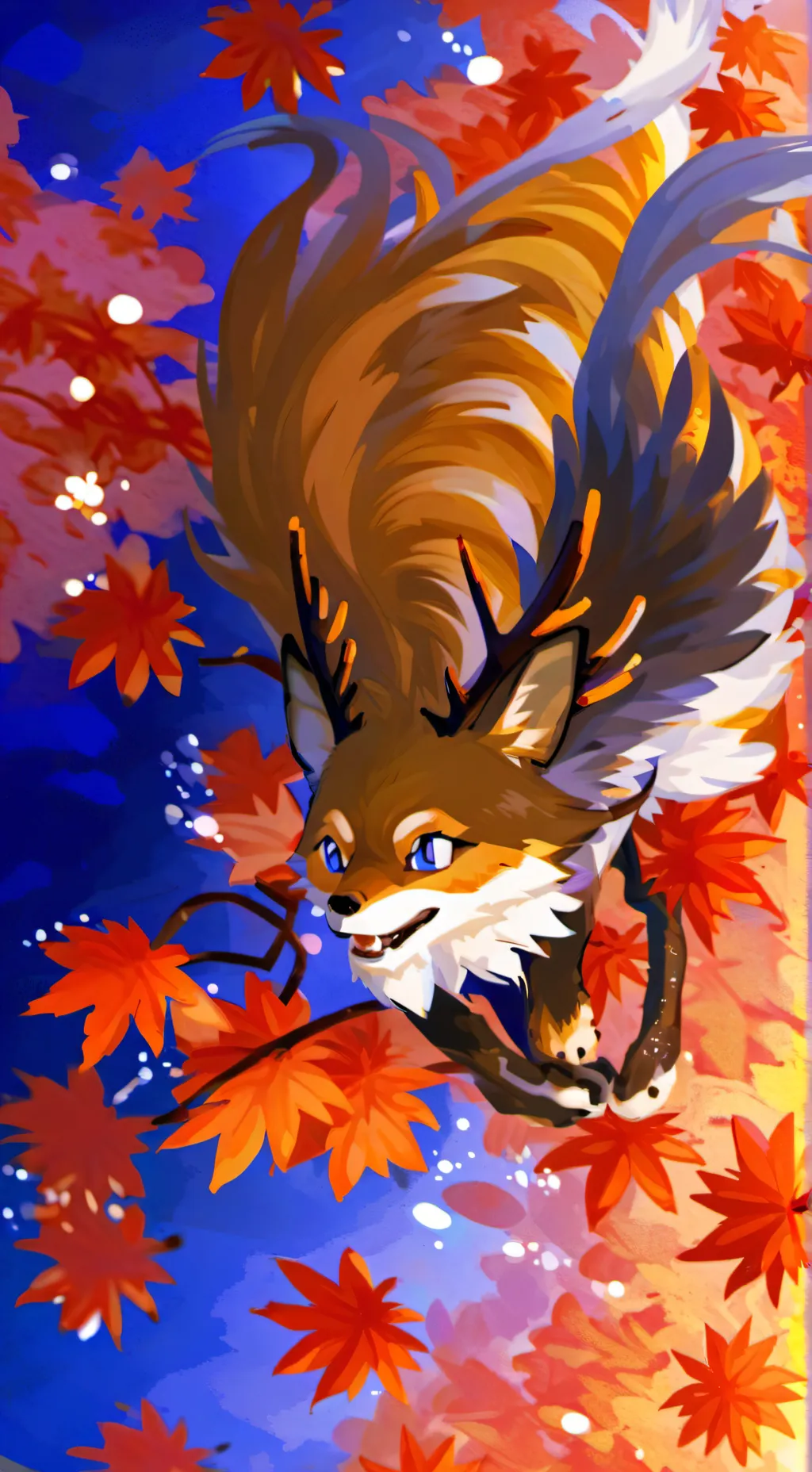 ai character: SEASON🎇🍁 background