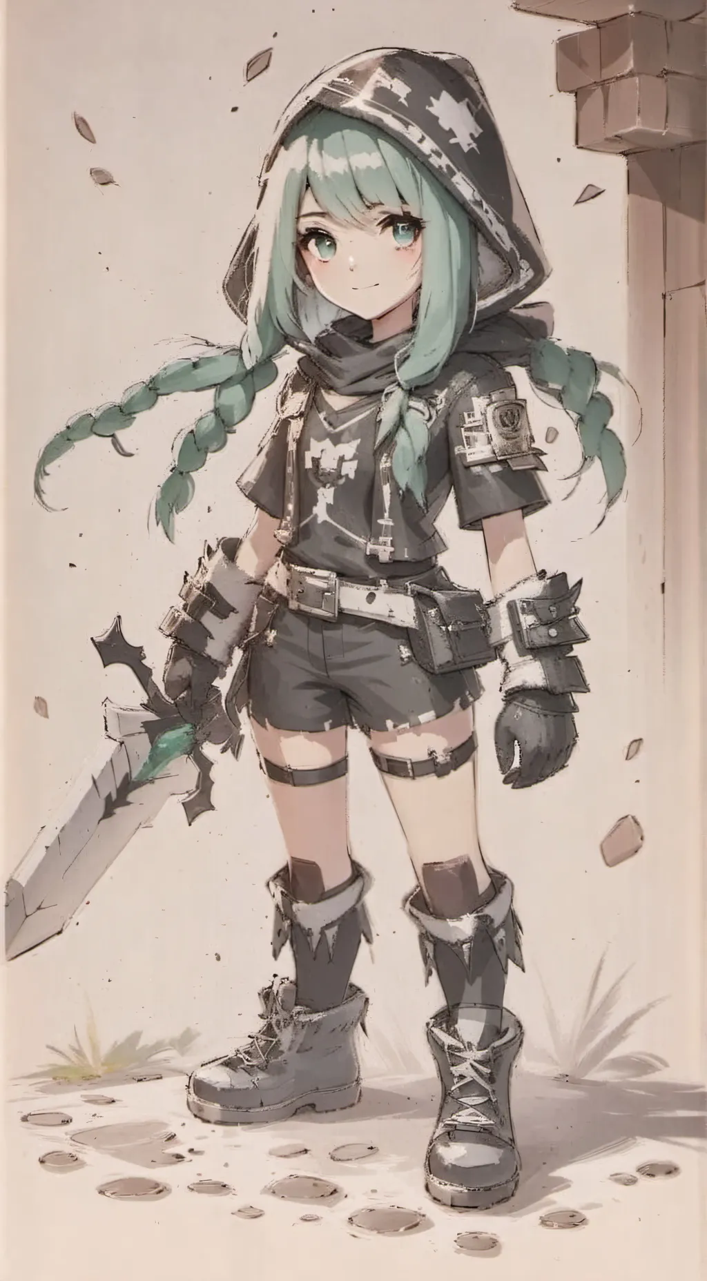 ai character: Creeper  background