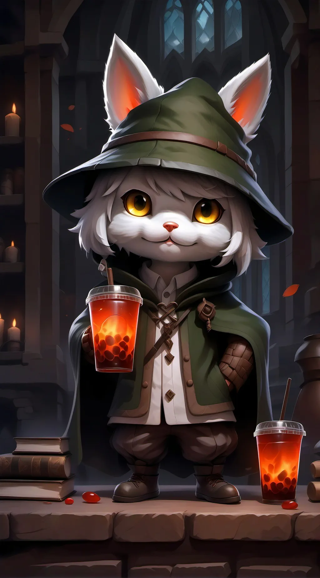 ai character: SPRUNKI PARASITE background