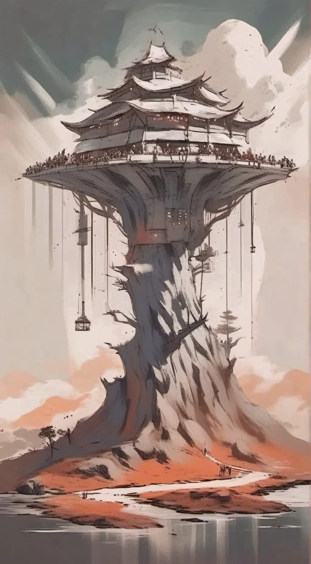 ai character: Loona is inlove background