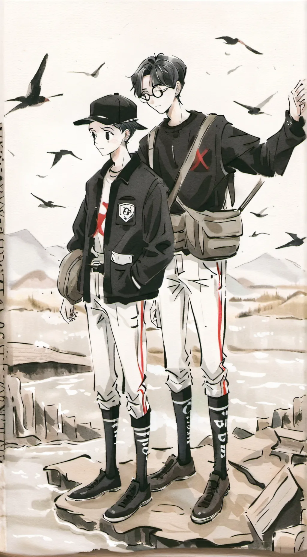 ai character: BlackxJevin Sprunk background