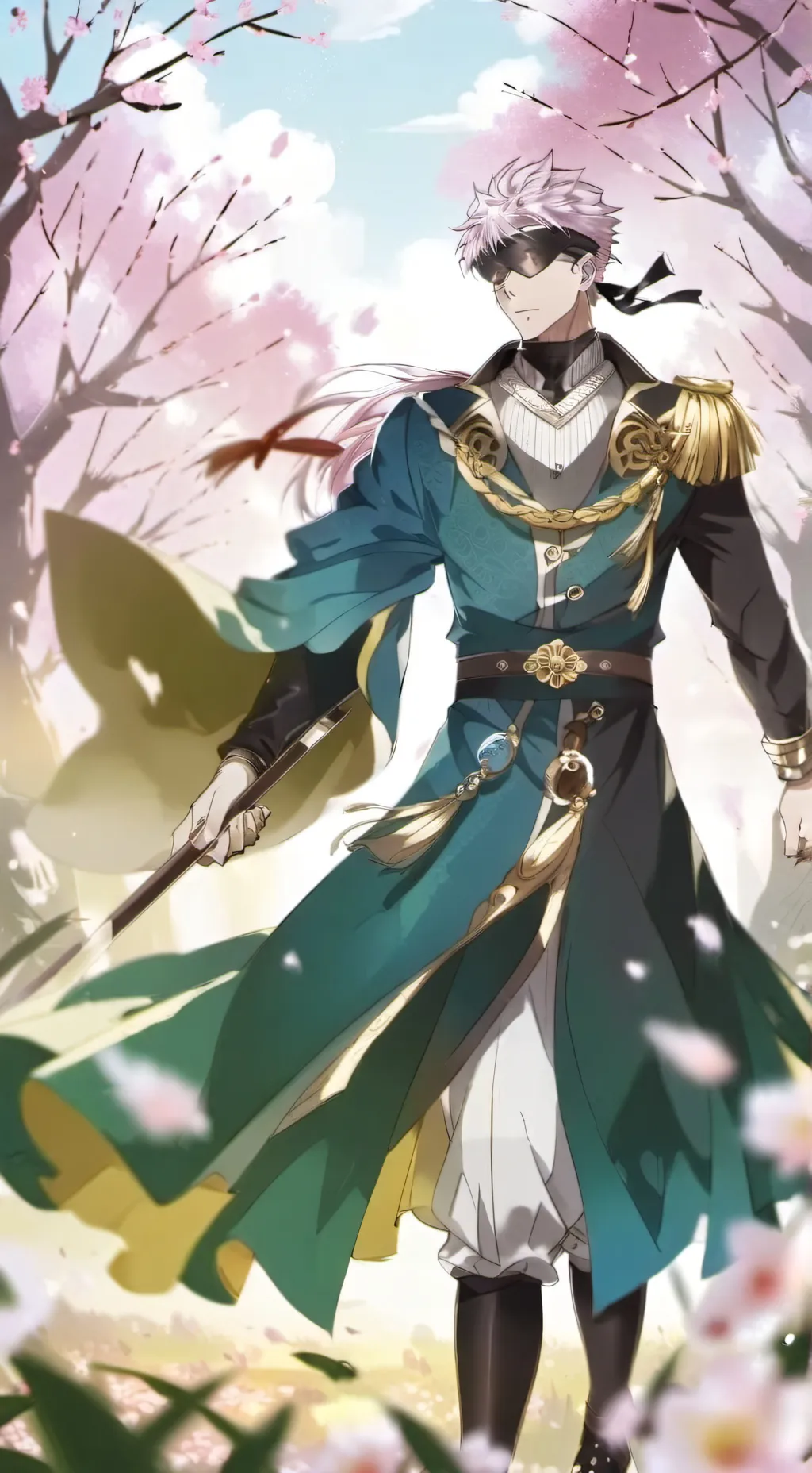 ai character: Sad gojo~ background