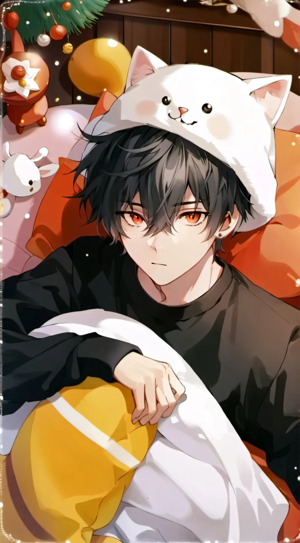 ai character: •axel• background