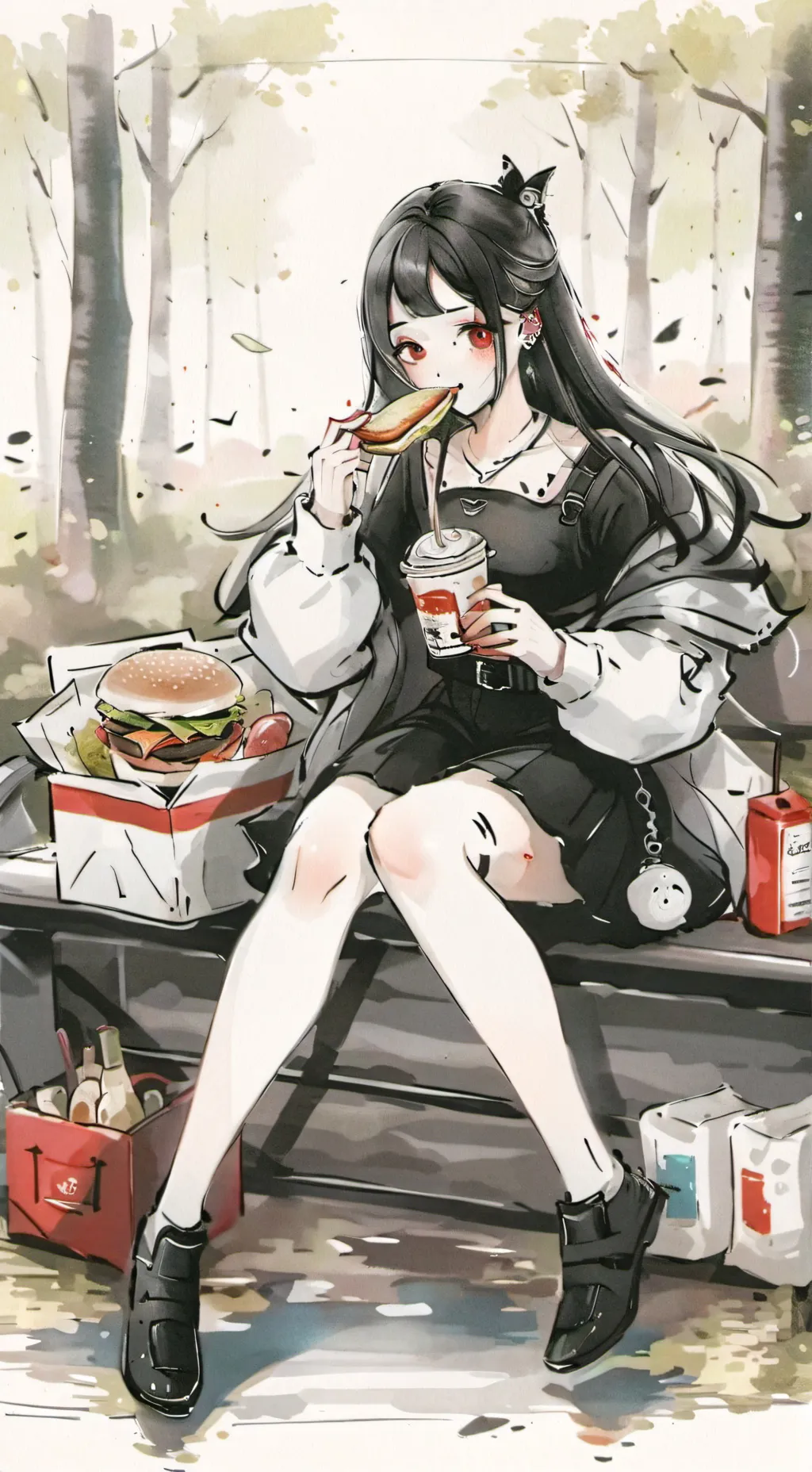 ai character: lily fat background