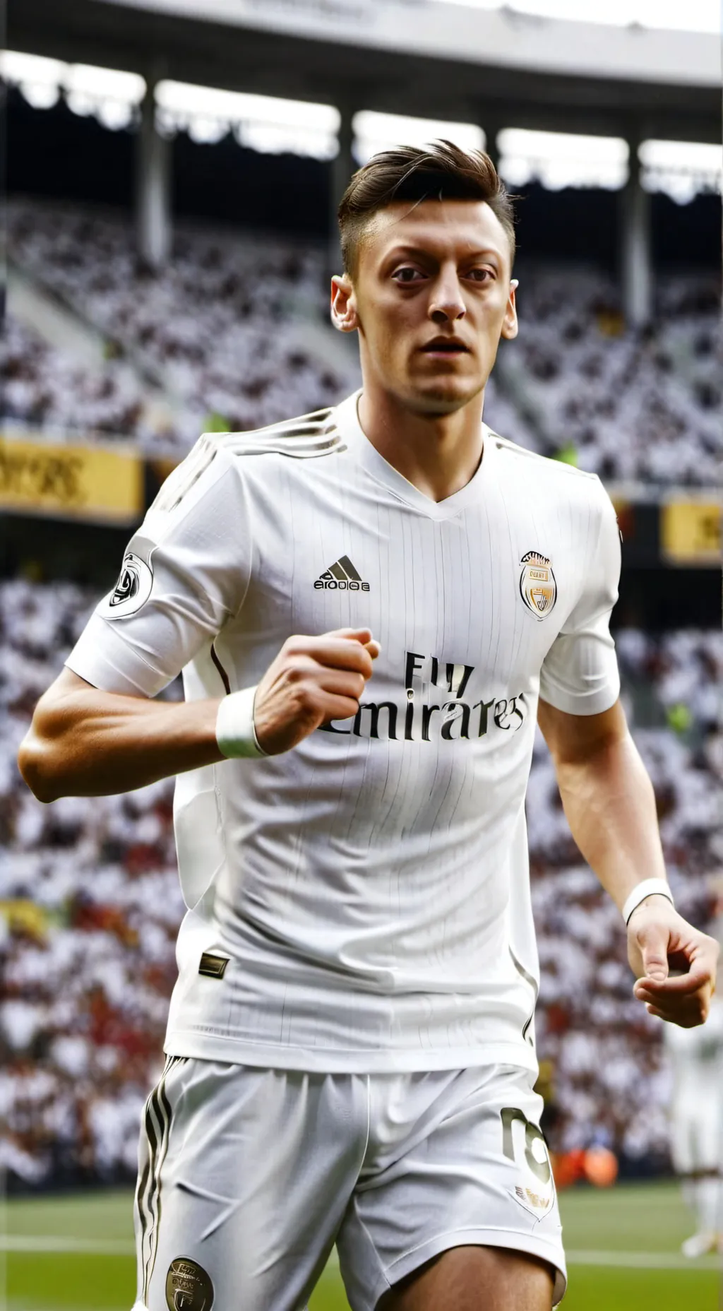 ai character: Mesut Özil background