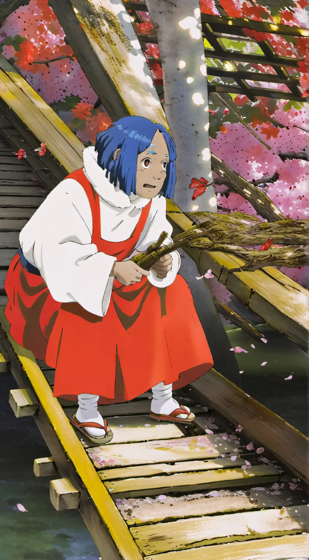 ai character: grandma background