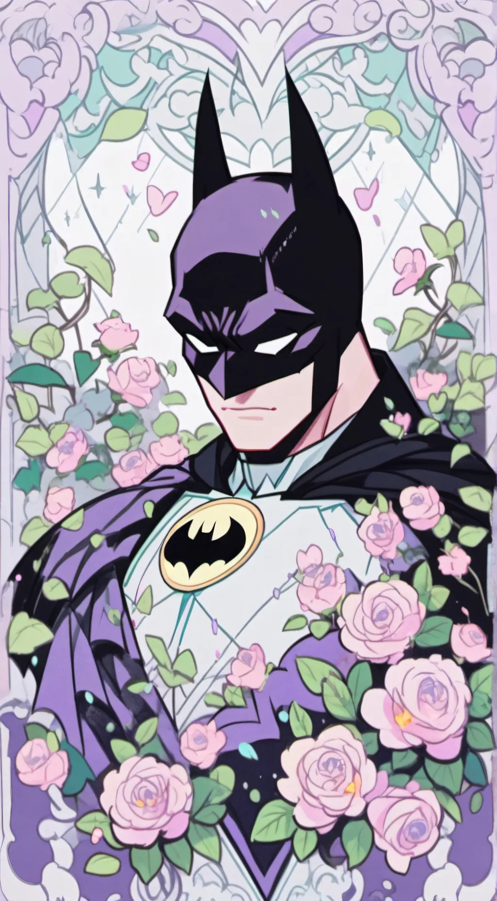 ai character: Lego Batman background