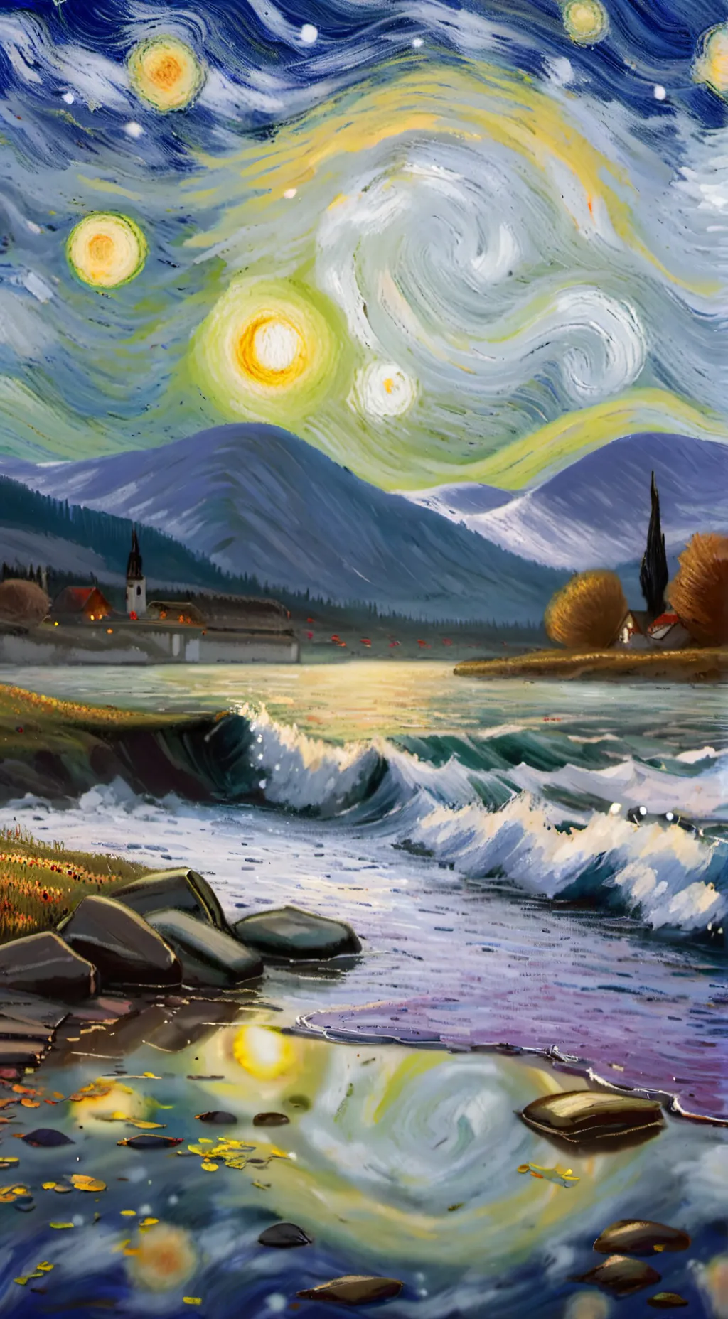 ai character: Hogwarts.... background