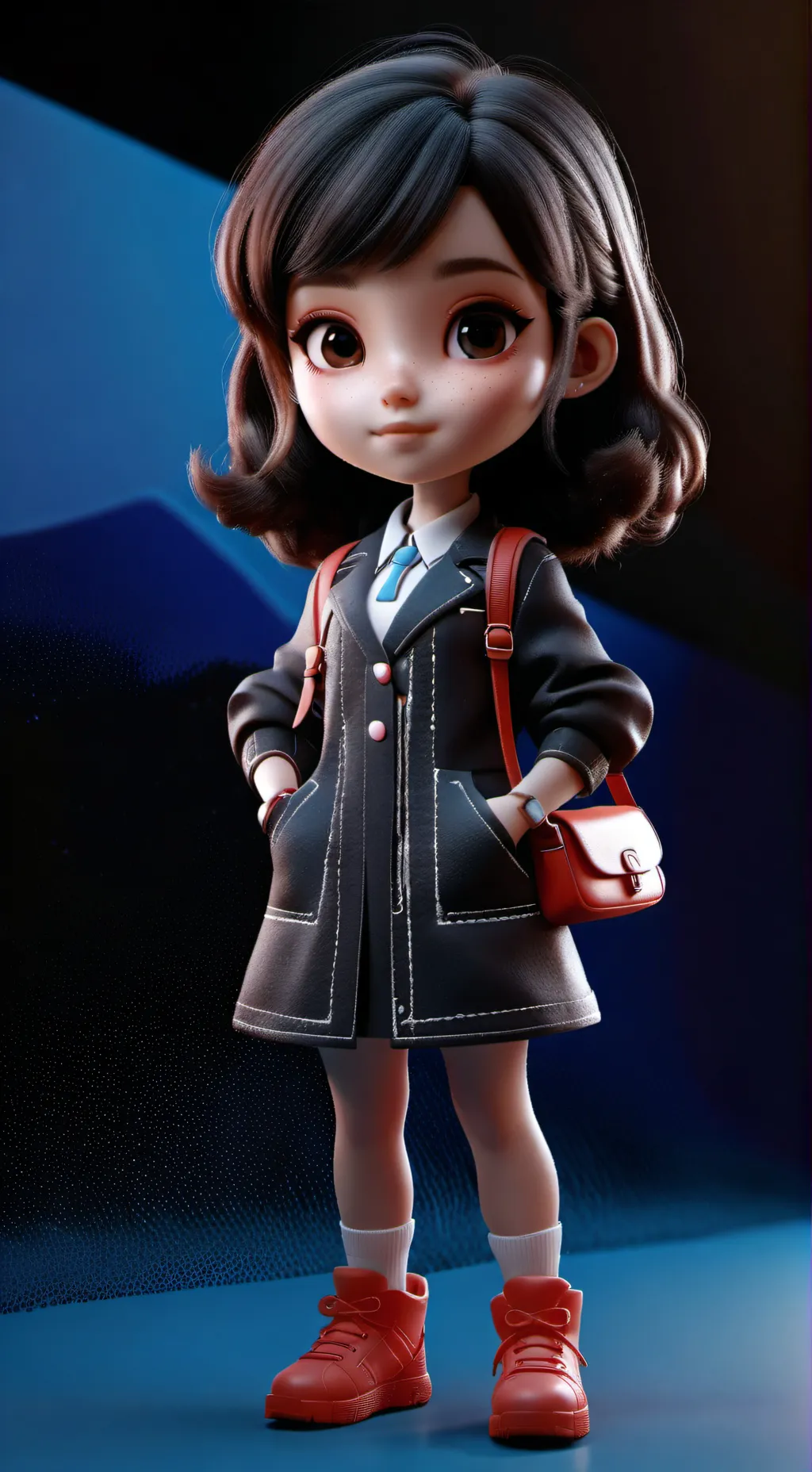 ai character: Spy-kid  background