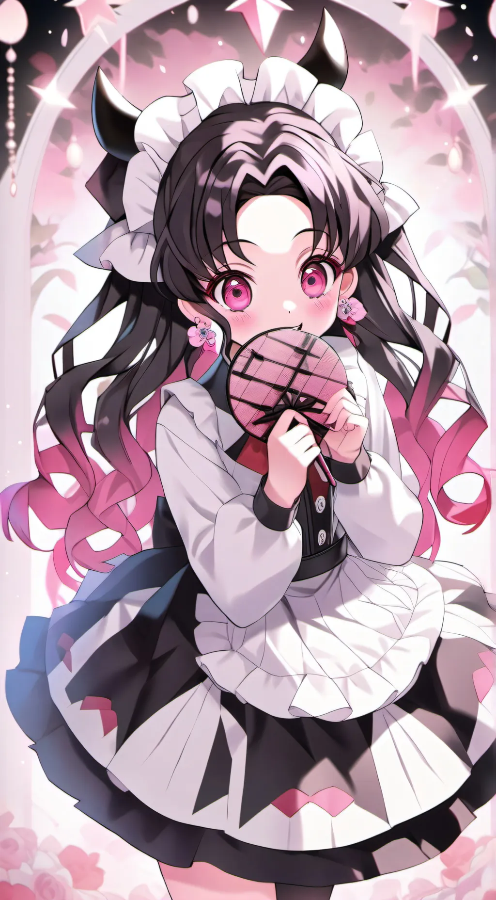 ai character: Nezuko sexy made background
