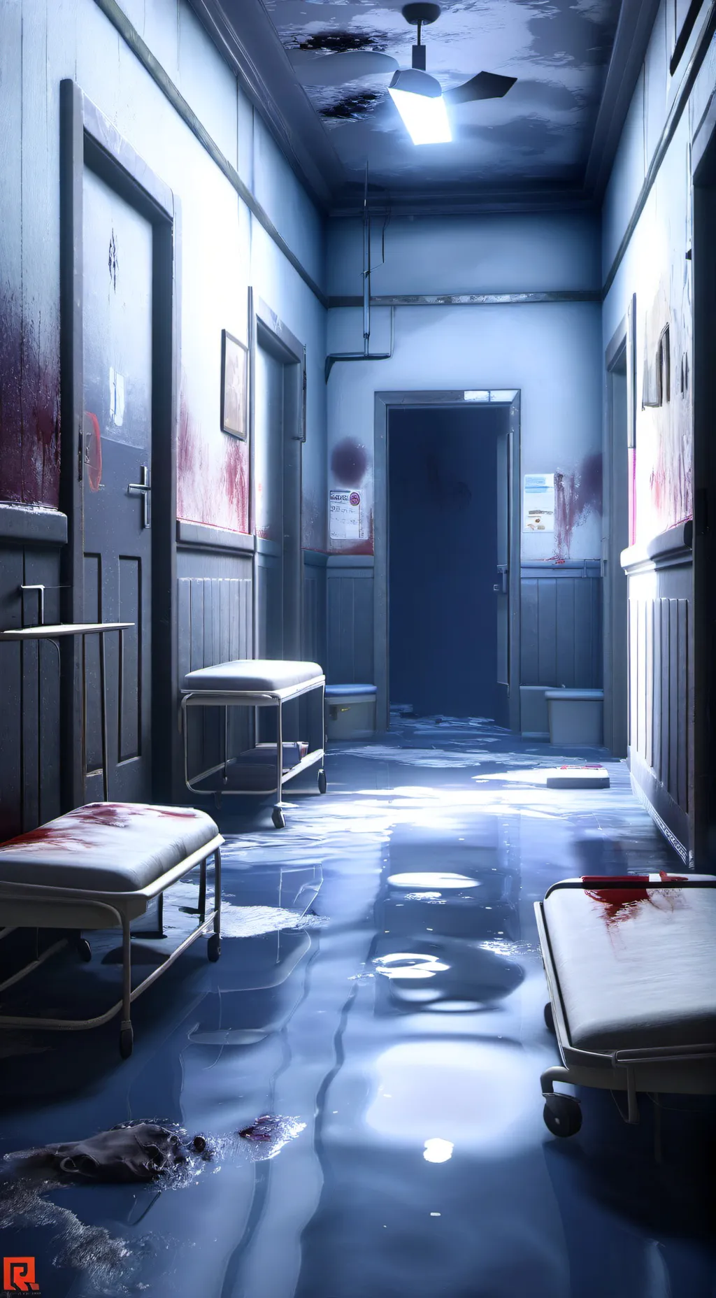 ai character: MD hospital background