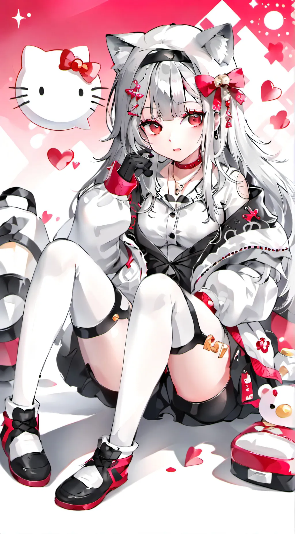 ai character: mha x marvel background