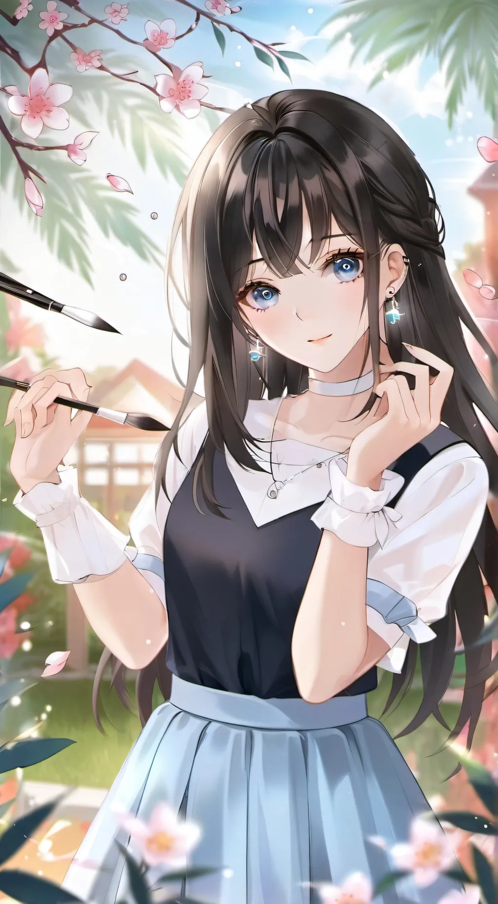 ai character: 🌷🌸Angelica🌸🌷 background