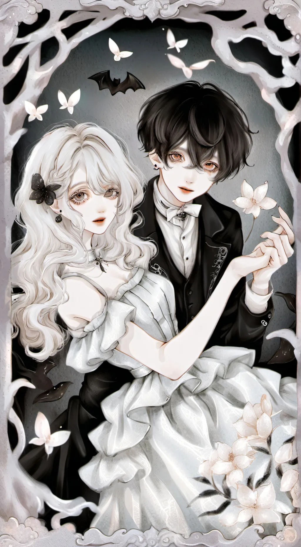 ai character: Dw halloween au background