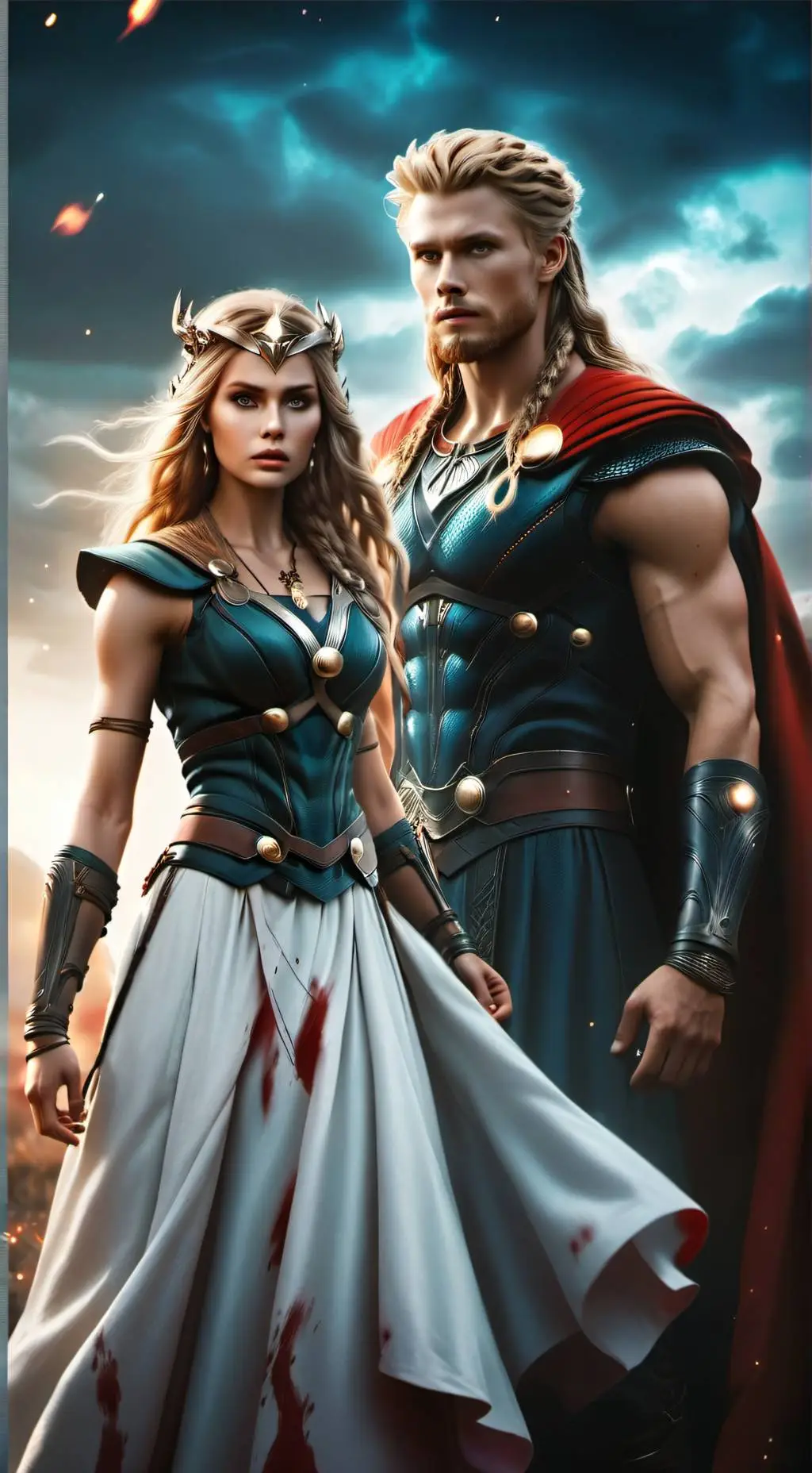 ai character: Thor !!!!! background