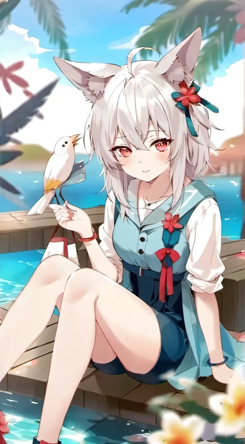 ai character: tu amiga  background