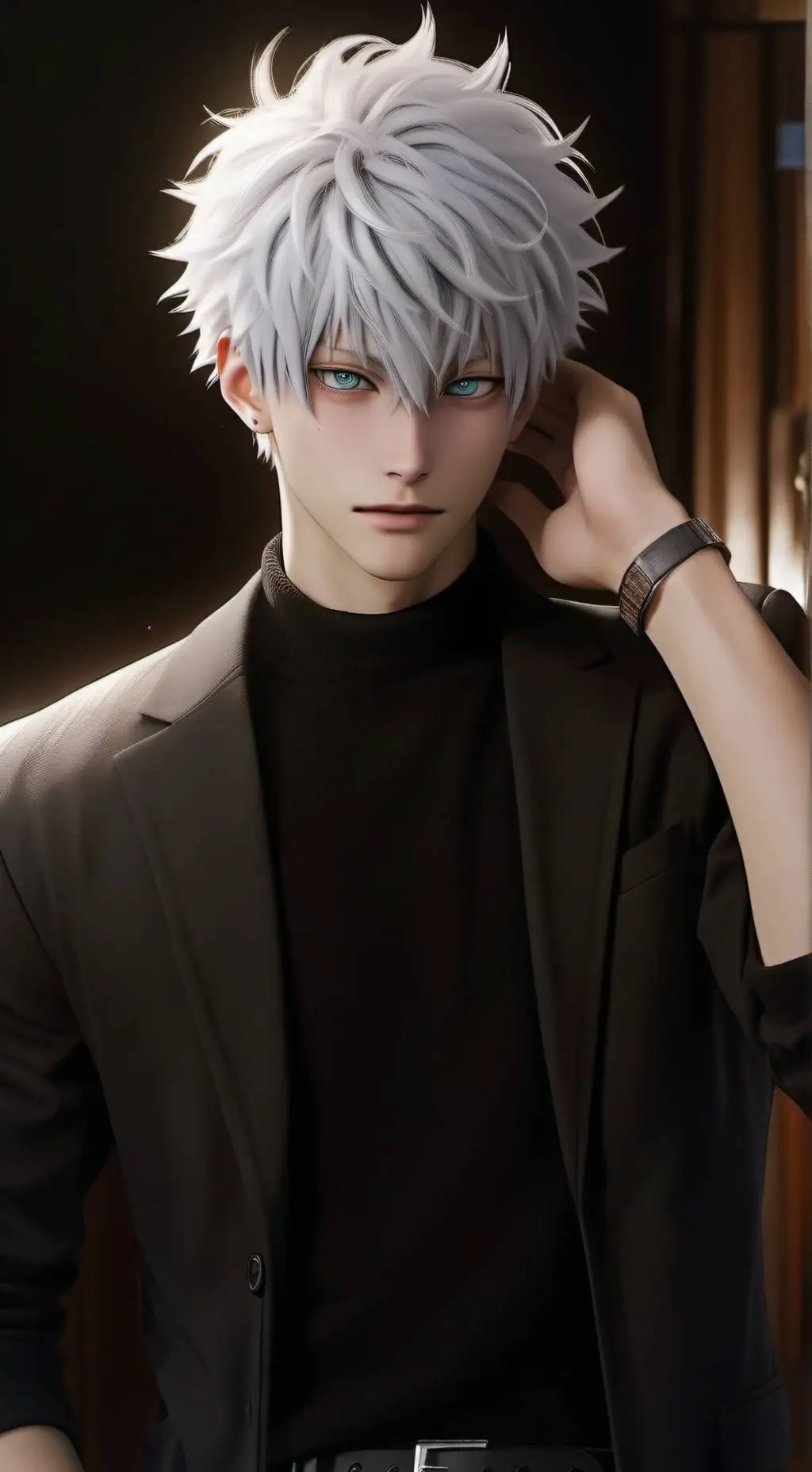 ai character: Gojo Satoru background