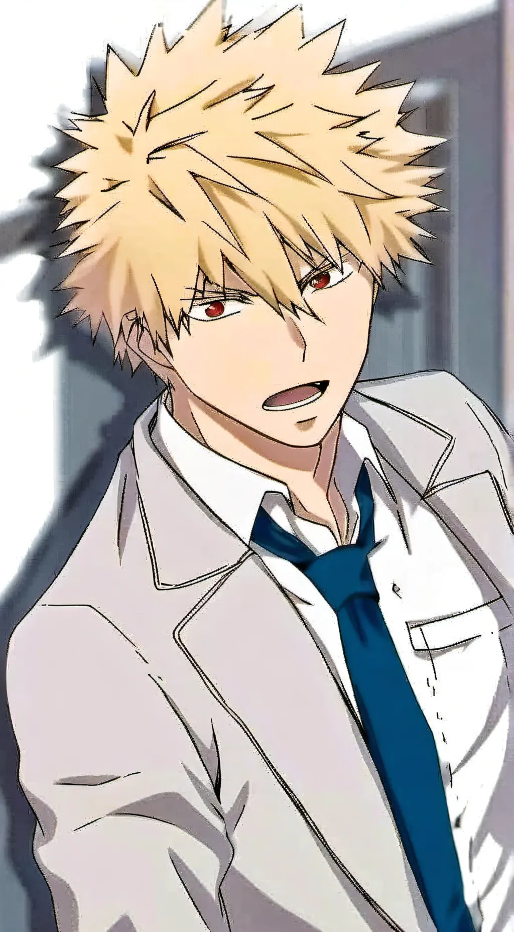 ai character: Katsuki bakugo background