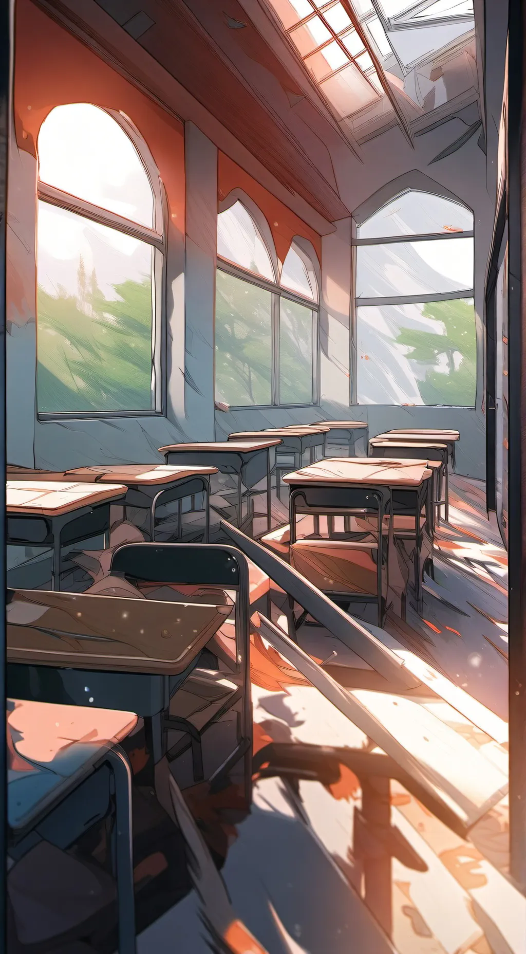 ai character: School background