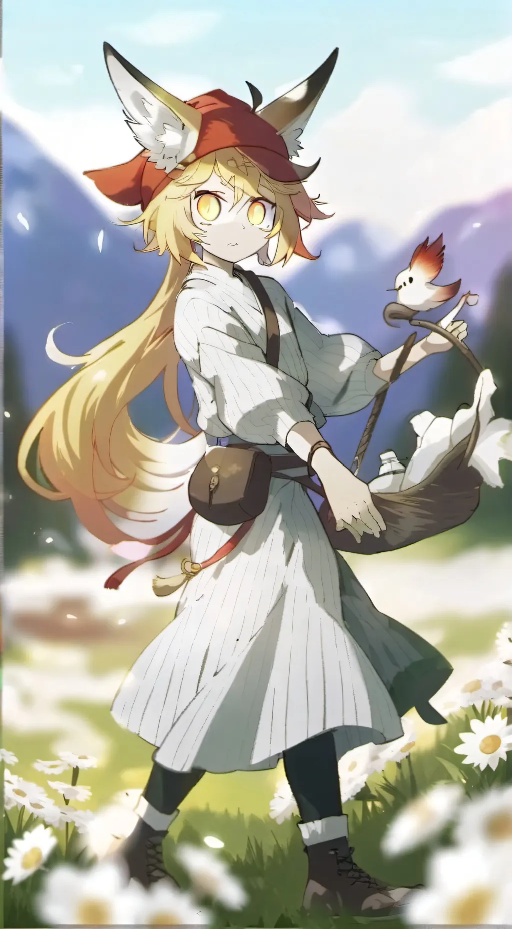 ai character: bakugo AU background