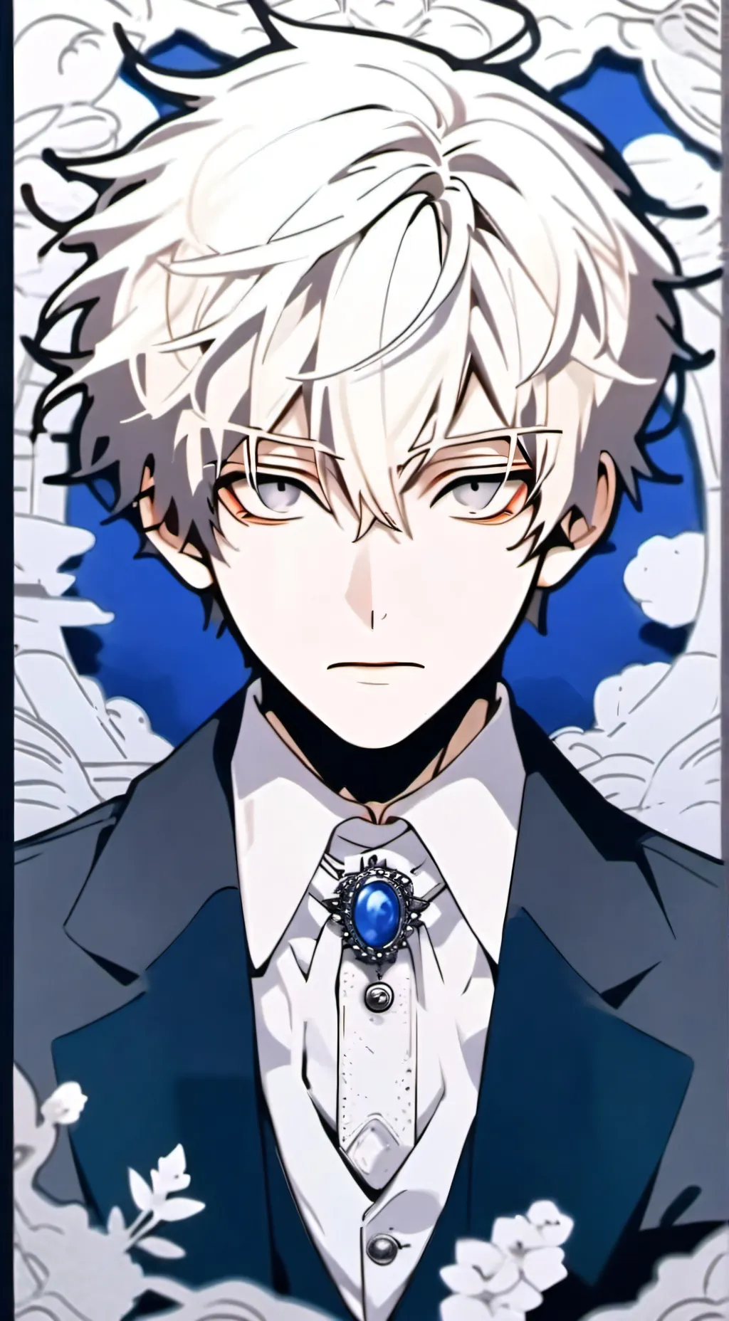 ai character: Leon  background