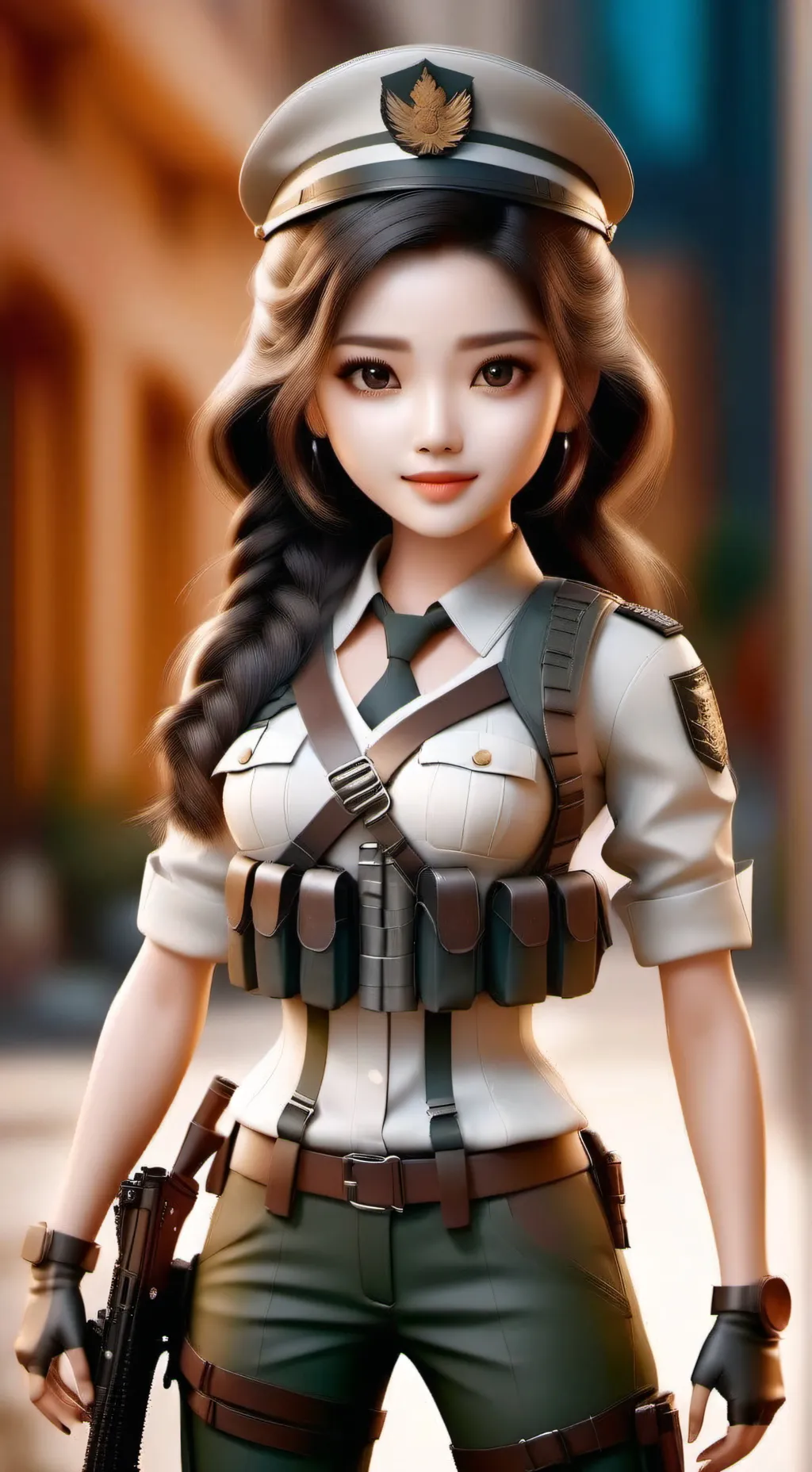 ai character: Whitecoat background