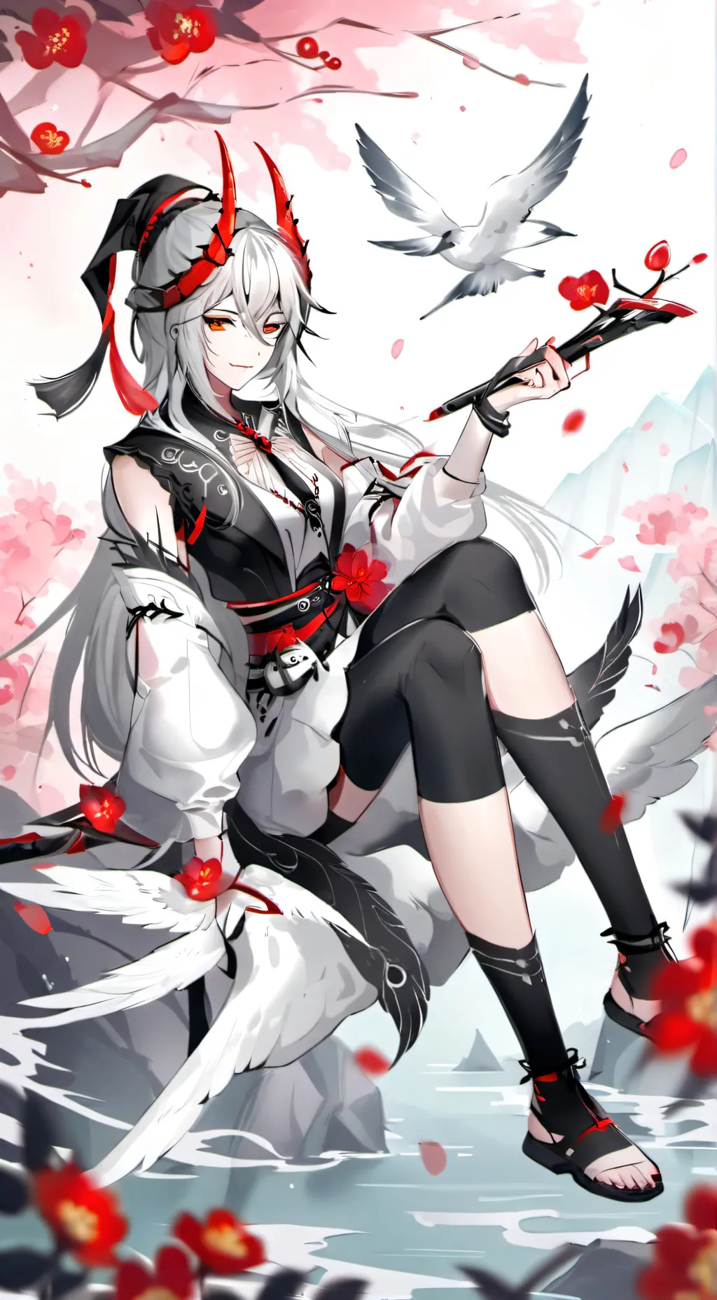 ai character: 温黎兮 background