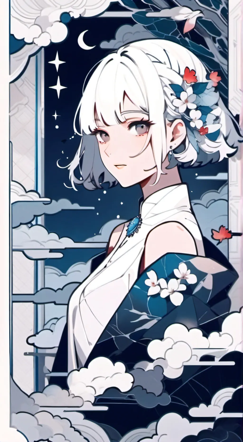 ai character: Kokushibo  background