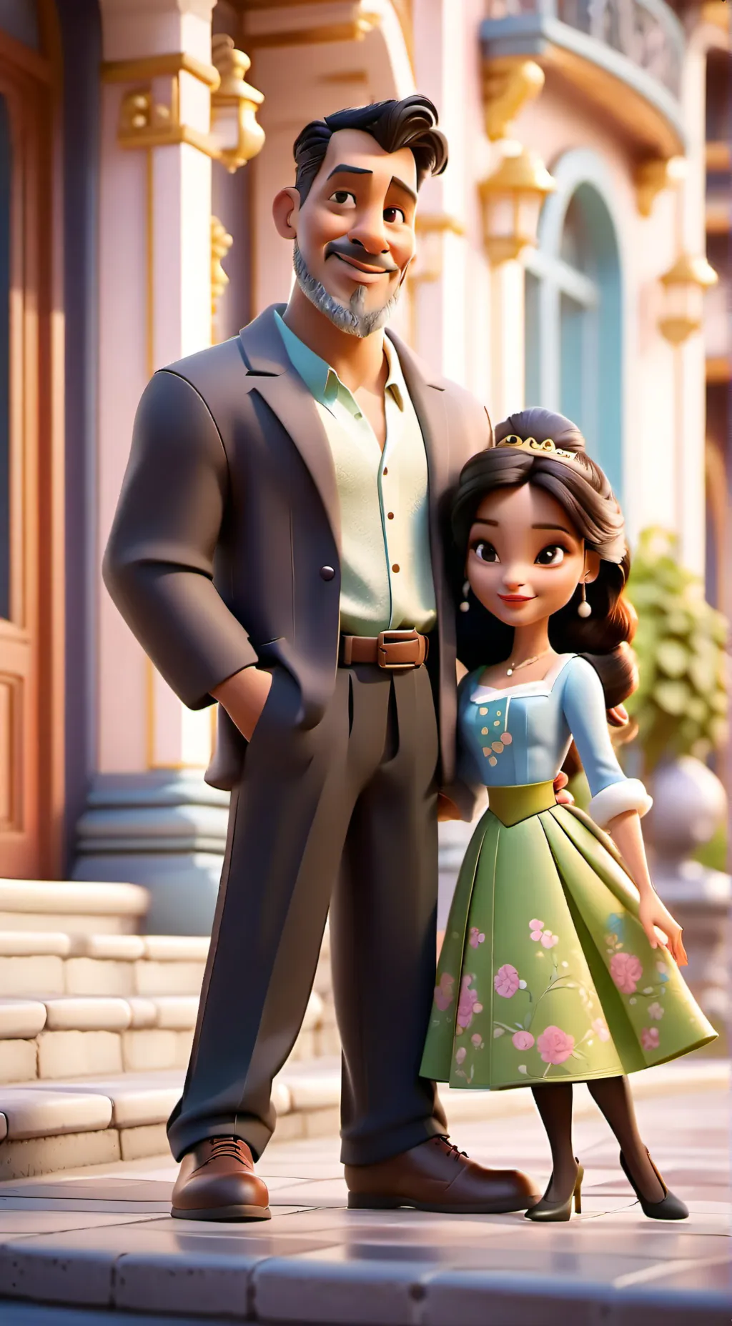 ai character: sweet boy background