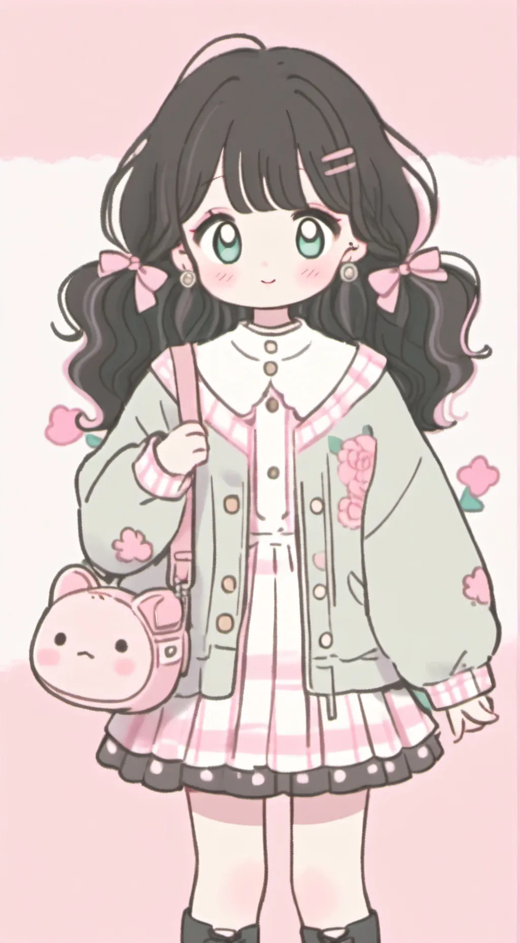 ai character: baby background