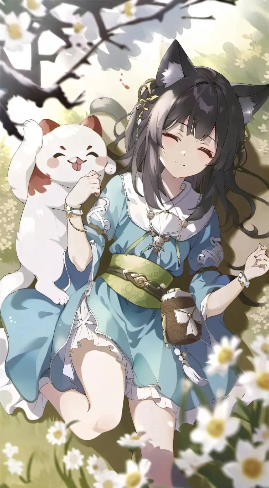 ai character: luna background