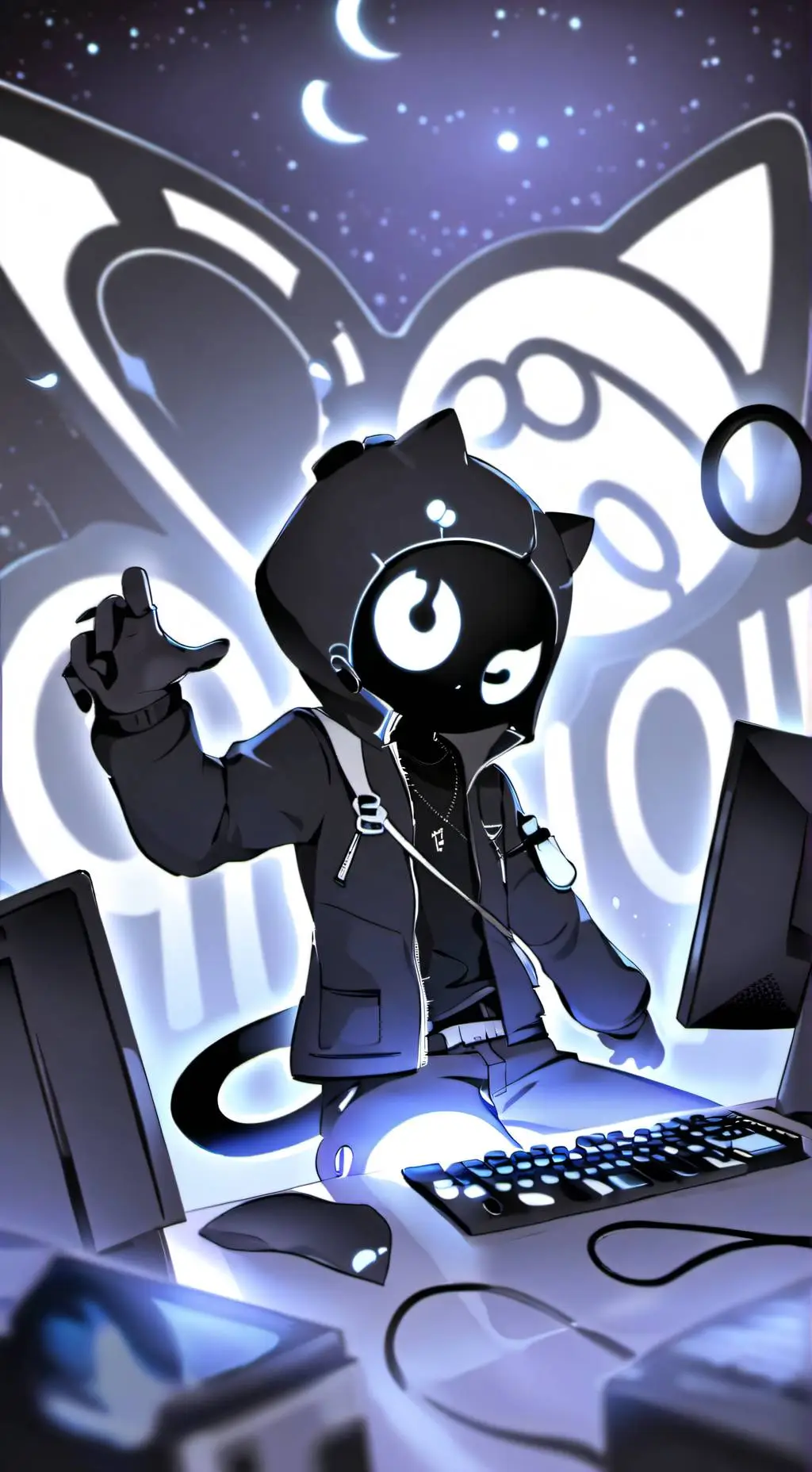 ai character: timeline background