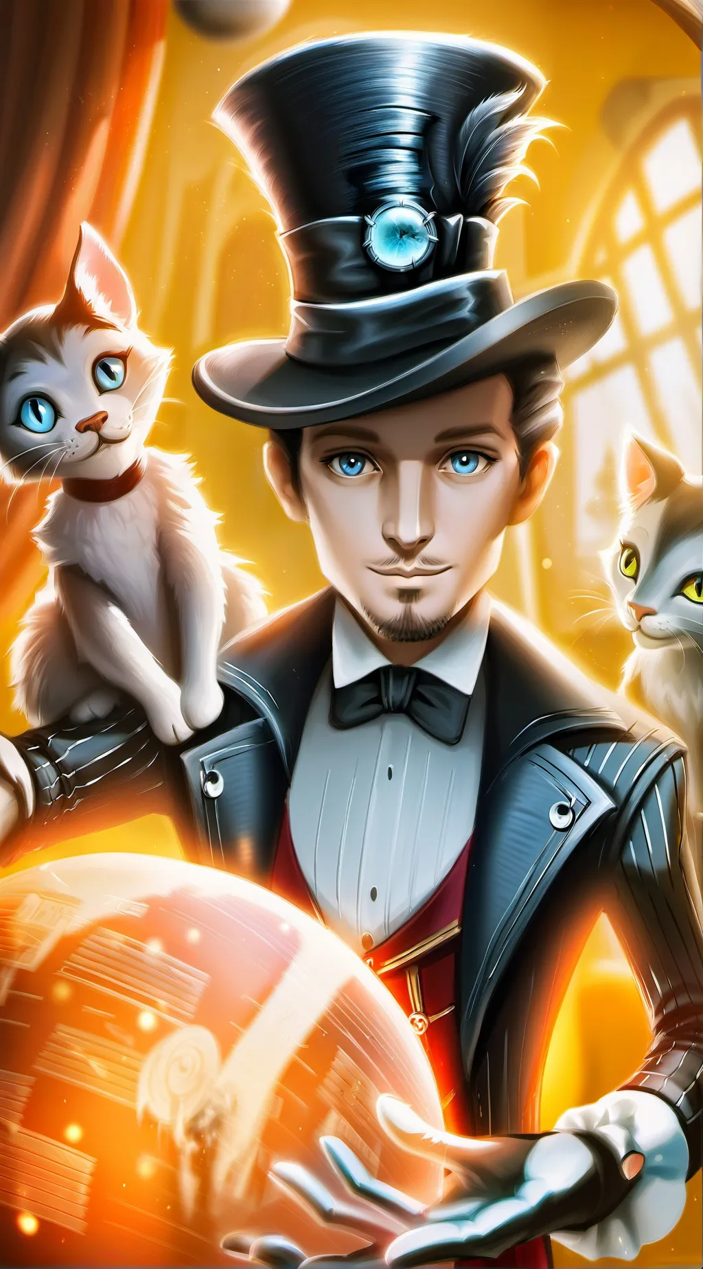 ai character: Milo Whiskers background